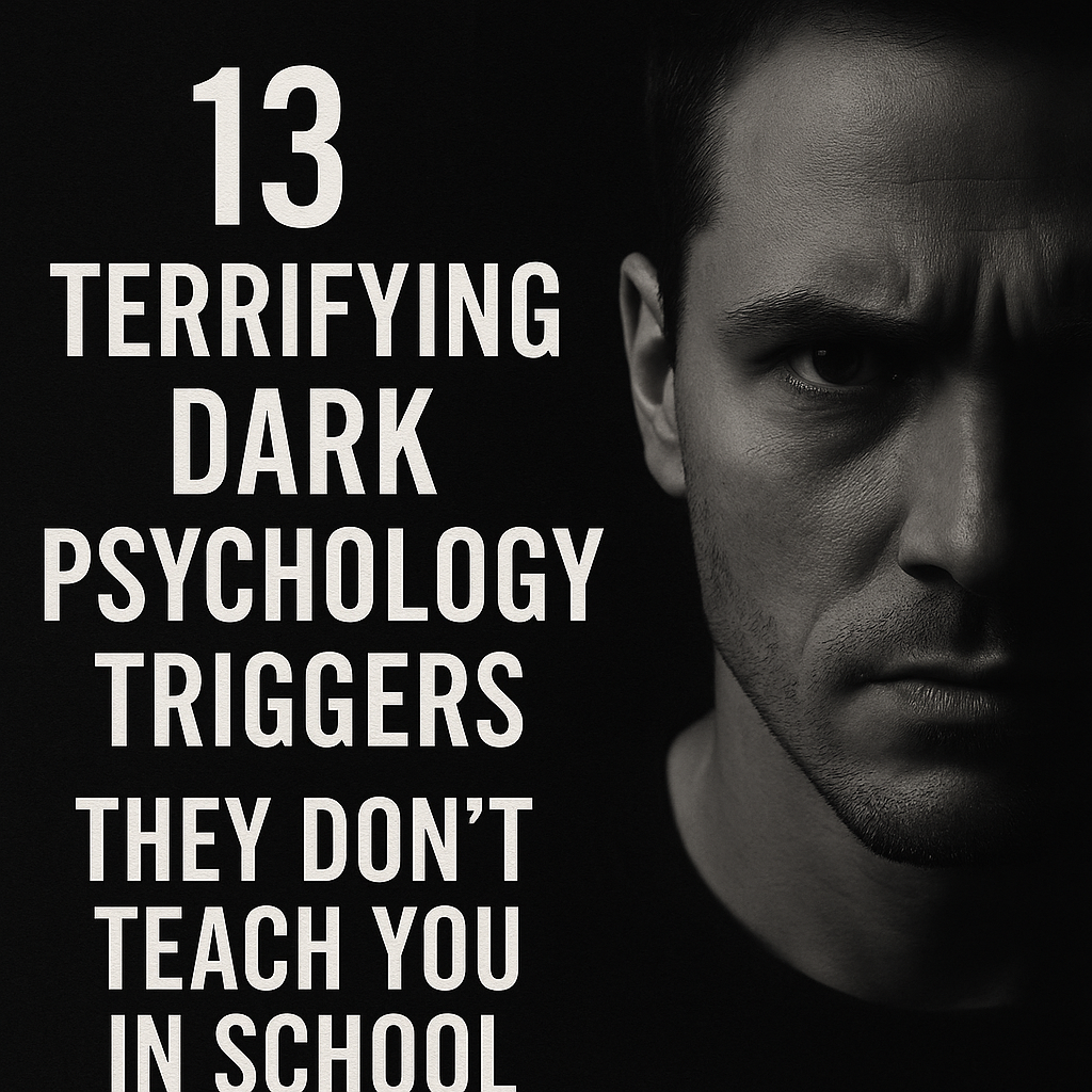 13 Terrifying Dark Psychology Triggers They Don’t Teach You in School