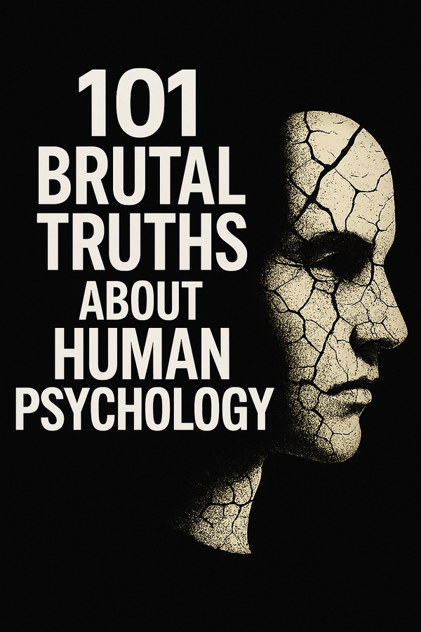 🧠 101 Brutal Truths About Human Psychology