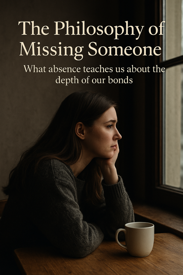 The Philosophy of Missing Someone